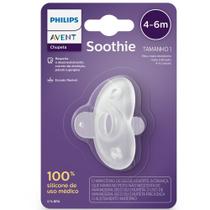 Chupeta soothie unitaria neutra 4-6m scf099/13 philips avent