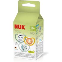 Chupeta Space +18m Day e Night Neutra 3und Nuk