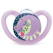 Chupeta Space Glow Gatinha - Fase 2 - NUK