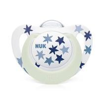 Chupeta Star Glow Silicone S2 Night Day Signature 6+ Meses Brilha no Escuro NUK