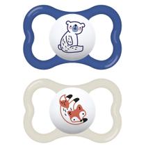 Chupeta Supreme 6+ Meses Embalagem Dupla Azul - Mam Baby Chupeta Supreme 6+ Meses Embalagem Dupla Azul - Mam Baby