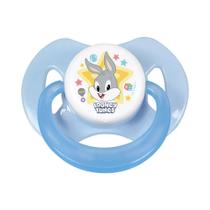 Chupeta T1 Looney Tunes Com Capuz e Bico de Silicone Ortodôntico de 0 a 6 Meses BabyGo Chupeta T1 Looney Tunes Com Capuz e Bico de Silicone Ortodôntico de 0 a 6 Meses BabyGo