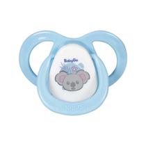 Chupeta T2 Coala Azul Menino Com Bico De Silicone Ortodontico +6 Meses