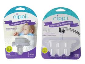 Chupeta Teether Nippii Original congelável com bandeja de cubos de gelo Chupeta Teether Nippii Original congelável com bandeja de cubos de gelo