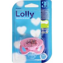 Chupeta tip bico de silicone regular t1 para menores de 6 meses rosa lolly