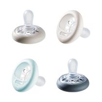 Chupeta Tommee Tippee, tipo peito, de 0 a 6 meses, sem BPA, pacote com 4