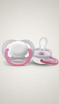 Chupeta Ultra Air 0-6 Meses Rosa Borboleta