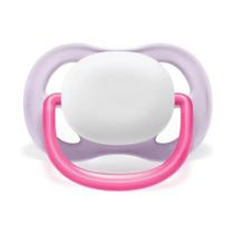 Chupeta Ultra Air 0-6M Lisa Unitária Avent - Rosa - SCF081/16