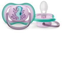 Chupeta Ultra Air Avent Cavalo Marinho Menina 6 18 Meses