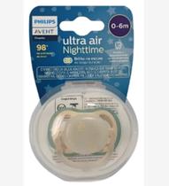 Chupeta Ultra Air Brilha No Escuro 0-6 Meses Passaro Avent