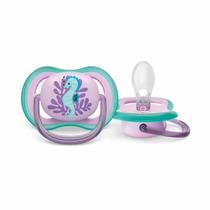 Chupeta Ultra Air Cavalo Marinho De 6-18 Meses Unitária Individual Roxa Menina - Philips Avent