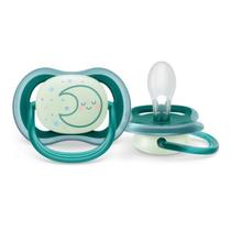 Chupeta Ultra Air Decorada Verde - Lua - 6-18 meses - Avent