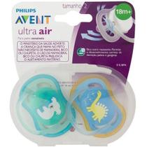 Chupeta ULTRA AIR Dupla 18+ Meses Decorada Menino Philips AVENT SCF349/11