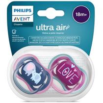 Chupeta ULTRA AIR Dupla Decorada 18M+ Philips AVENT SCF349/22