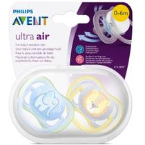 Chupeta Ultra Air Dupla Elefante E Leão 0-6M - Philips Avent