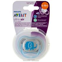 Chupeta Ultra Air Elefante Philips Avent - SCF086/78 Azul