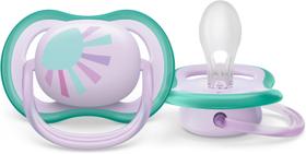 Chupeta Ultra Air Individual Decorada 0-6m Rosa - Philips Avent