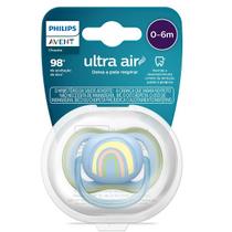 Chupeta ULTRA AIR Lisa 0-06M Azul Philips AVENT SCF086/03