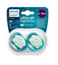 Chupeta Ultra Air Night Time 6 à 18m com 2 unidades - SCF376/13 SCF376/13