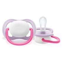 Chupeta Ultra Air Unitaria Lisa 0-6 Meses Menina Avent