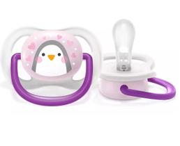 Chupeta Ultra Air Unitária Pinguim 0-6 Meses Menina Avent