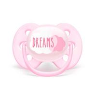 Chupeta Ultra Soft 0 a 6 Meses Esterilizável Unidade Rosa Dreams - Philips Avent