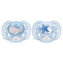 Chupeta Ultra Soft 6 à 18 Meses Decorada - Philips Avent (2 un) SCF223/03