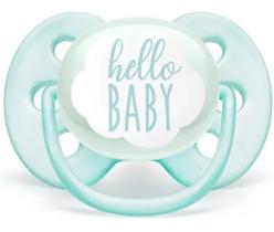 Chupeta Ultra Soft Unitária Hello Baby 0-6M Philips Avent SCF 522/01