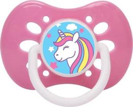 CHUPETA VENTILADA COM BICO REDONDO EM SILICONE Tam. 02 Rosa - Petita
