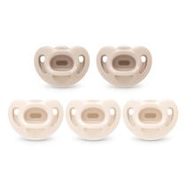 Chupetas NUK 100% silicone Comfy Orthodontic 0-6 meses x5