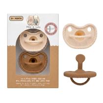 Chupetas Ortodônticas de Silicone Mila & Lulu - Kit com 2 Chupetas Ortodônticas de Silicone Mila & Lulu - Kit com 2