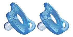 Chupetas Silicone Soft Comfort Kit 2 Un. Fase 2 Azul - Kuka