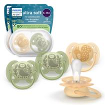 Chupete AVENT SCF091/52 Ultra Suave Ortodóntico 6-18m 4 piezas