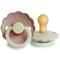 Chupete FRIGG Daisy de Caucho Natural Noche Paquete de 2 0-6M