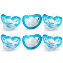 Chupete RAZBABY Jollypop Ortodóntico Sin BPA 0-3M Paquete de 6