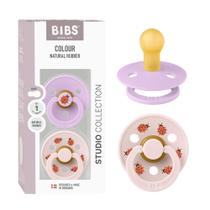 Chupetes BIBS Studio 2 Unidades, Caucho Natural, Talla 1