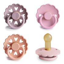 Chupetes FRIGG Paquete de 4 de Caucho Natural Sin BPA 6-18 Meses