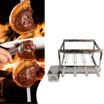Churraqueira Giratória Gira Grill 4 Espeto