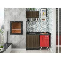 Churrasqueira 3 Peças sem Pia Pérola Luciane Móveis