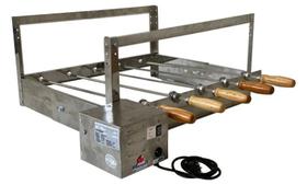 Churrasqueira 5 Espetos Progas Rotativa Automática PRRC-05