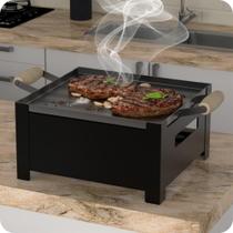 Churrasqueira a Álcool Rechaud Chapa Bifeteira Portátil Churrasqueira a Álcool Rechaud Chapa Bifeteira Portátil