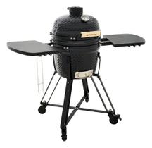 Churrasqueira A Bafo Carvao Movel Ceramica 110x52x34cm Preto