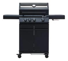 Churrasqueira A Bafo Gas 3 Queimadores Prata 129x55x118cm Churrasqueira A Bafo Gas 3 Queimadores Prata 129x55x118cm