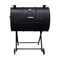 Churrasqueira a Bafo Grill Tambor e Termômetro 200L C/ Rodas