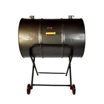 Churrasqueira a Bafo Grill Tambor Grande 200 Litros C/ Rodas Churrasqueira a Bafo Grill Tambor Grande 200 Litros C/ Rodas