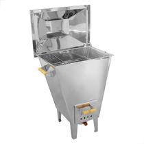 Churrasqueira a Bafo Inox 430 Pequena 70(A)x 49(C) x 38(L) cm