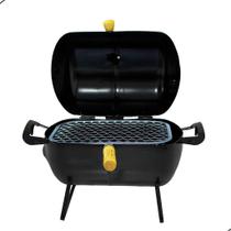 Churrasqueira a Bafo Pequena com Grelha Inox para Churrasco