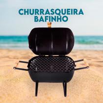 Churrasqueira A Barco Bafo Bafinho Feita Em Aço Carbono Portátil Móvel Lancha Pesca Churrasco