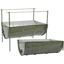 Churrasqueira à Carvão Latão Aberta Verde Grande 100 Litros - Volpato, Tamanho: 100l