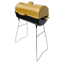 Churrasqueira a Carvão Tipo Bafo em Alumínio DURAFORT modelo DIAMANTE Com Pés